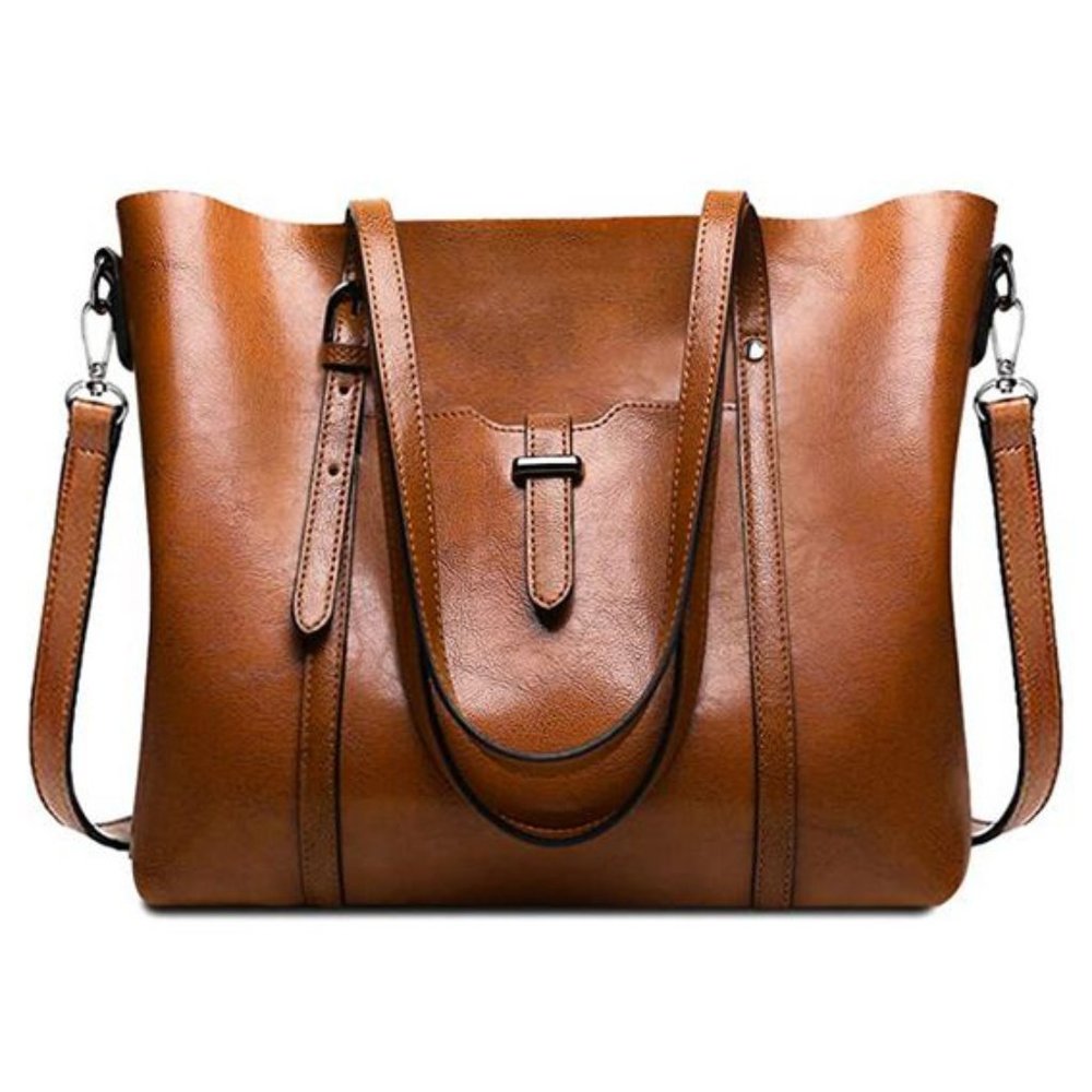 Large Handbag PURSE w/ Shoulder Strap & Top-Handle